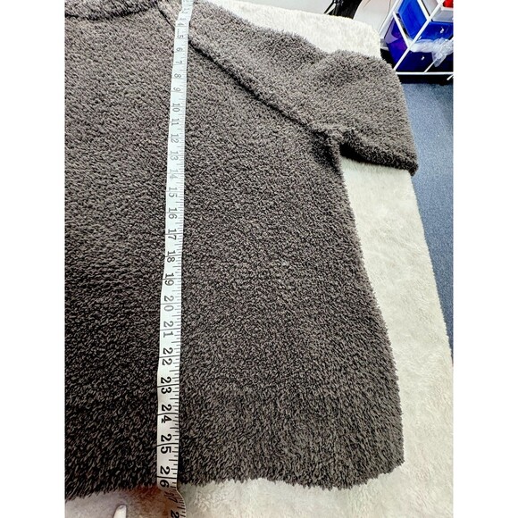 Altar’d State Oversized Sherpa Teddy Crewneck Pullover Sweater Women’s XL Taupe - Picture 8 of 9